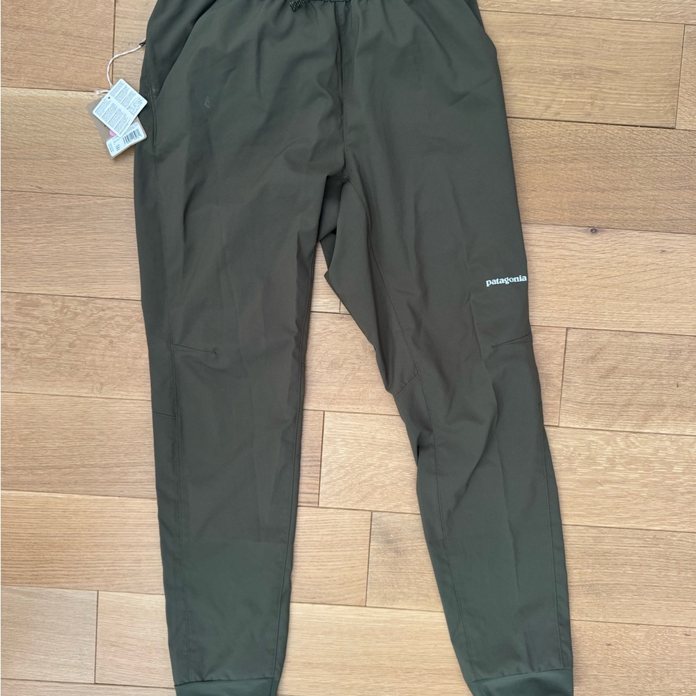 Patagonia terrebonne Olive Green Lightweight Tech Joggers